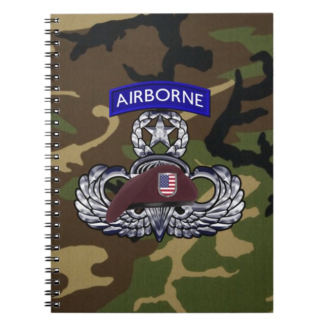 Airborne Paratrooper Notebook (Front)