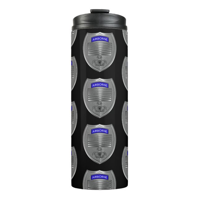 Airborne Paratrooper  Thermal Tumbler (Front)