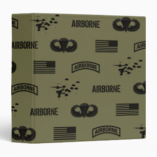 Airborne Pattern (Green) Binder