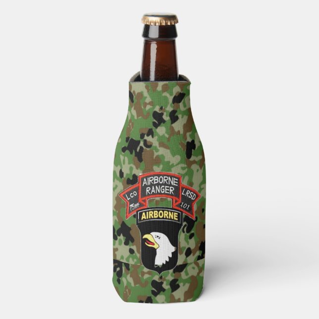 AIRBORNE RANGER BOTTLE COOLER (Bottle Front)