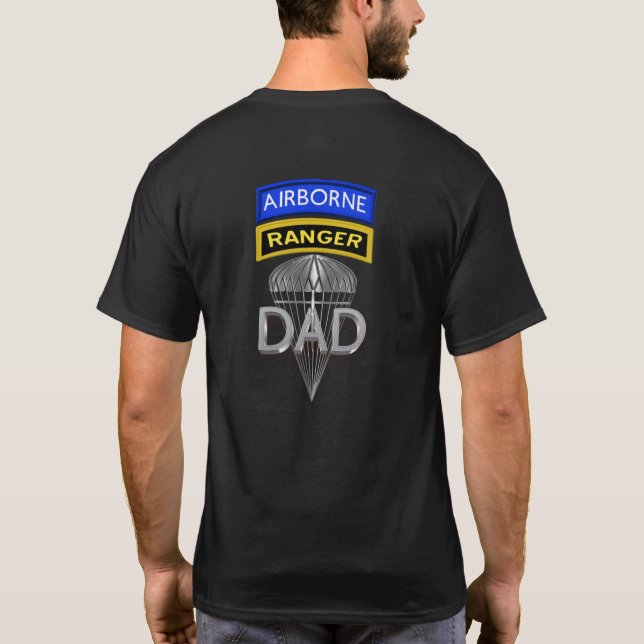 Airborne Ranger Dad T-Shirt (Back)
