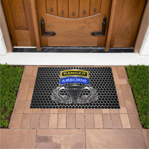 Airborne Ranger Paratrooper Doormat