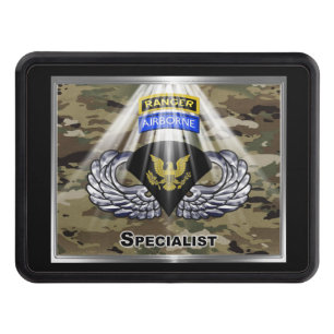 Airborne Ranger Specialist Trailer Hitch Cover