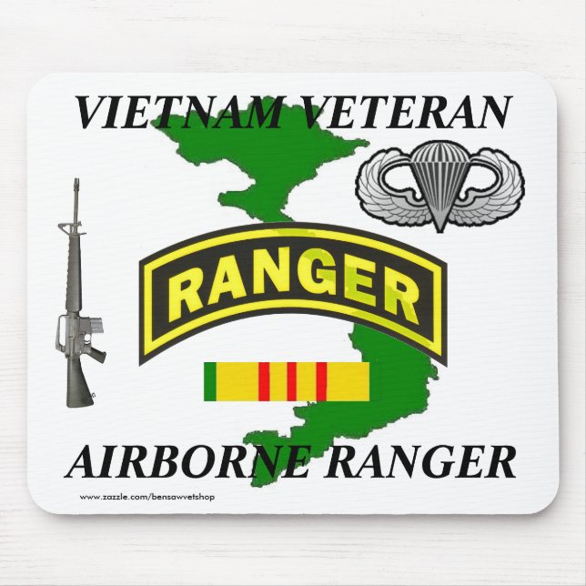 Airborne Ranger Vietnam Mousepad 1/w (Front)