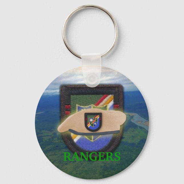 airborne rangers iraq vets 75th son war Keychain (Front)