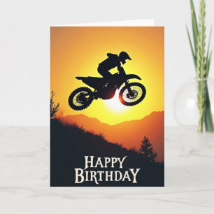 Airborne Rider Birthday Card