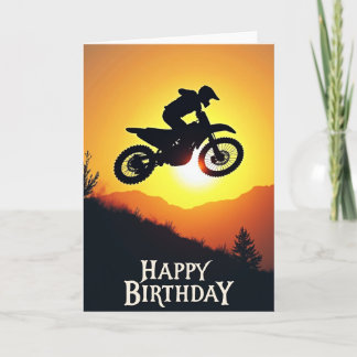 Airborne Rider Birthday Card