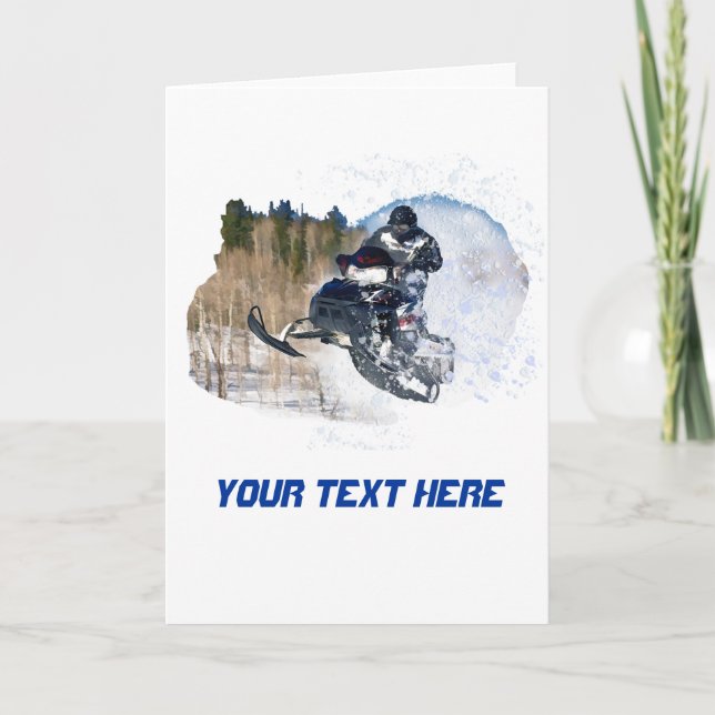 Airborne Snowmobile Card (Front)