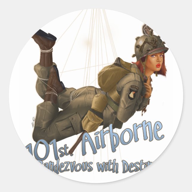 Airborne Sticker (Front)