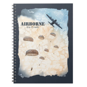 Airborne The Finest Paratroopers Jump Customizable Notebook