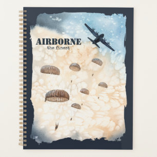 Airborne The Finest Paratroopers Jump Personalized Planner