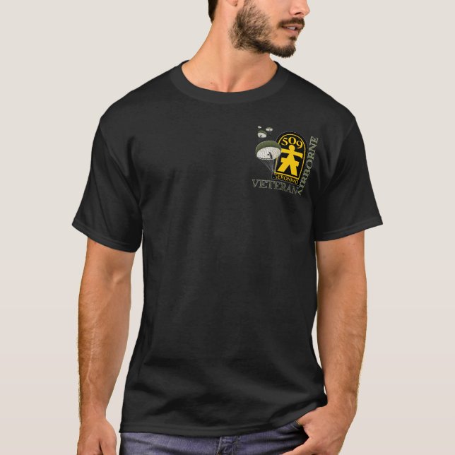 Airborne Veteran - 509th PIR T-Shirt (Front)