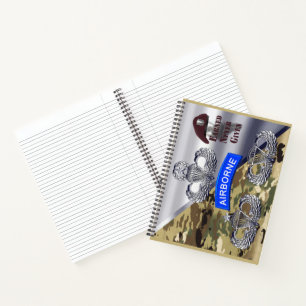 Airborne Wings – Earned Never Given Notebook