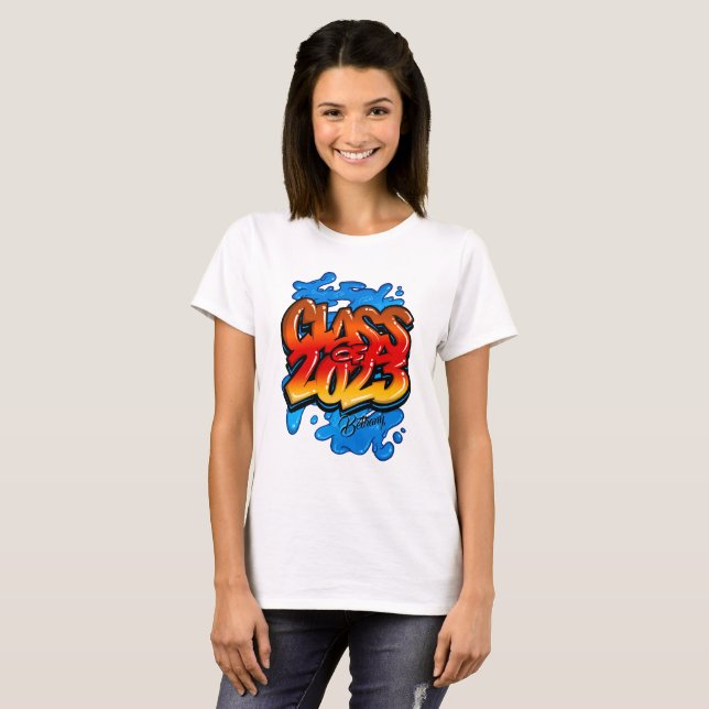Airbrush classe personnalisée T-shirt 2023 #2 (Devant entier)