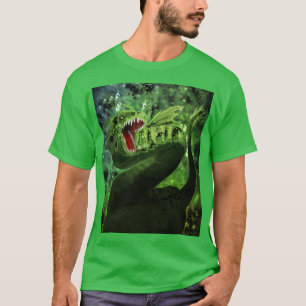 Airbrush Green Basilisk T-Shirt