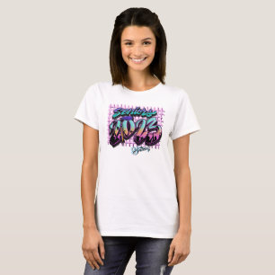 Airbrush personalized  class 2023 retro T-Shirt