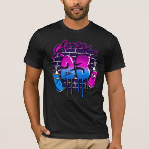 Airbrush personalized  class 2023 T-Shirt #4