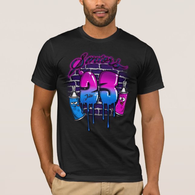 Airbrush personalized  class 2023 T-Shirt #4 (Front)