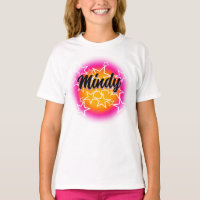 Airbrush personalized name stars T-Shirt