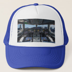 Airbus A380 Cockpit Trucker Hat