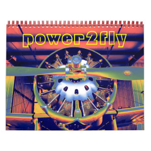 Aircraft / airplane engine Calendar  2012