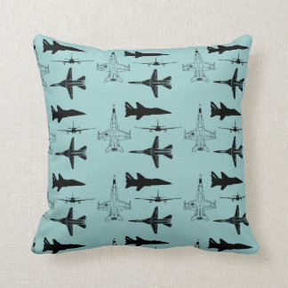 Aircraft airplanes boys flying throw pillow
