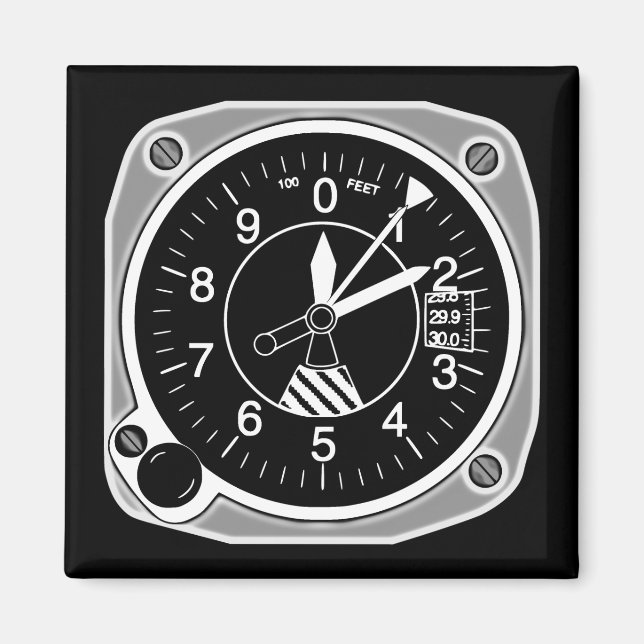 Aircraft Altimeter Instrument Magnet (Front)