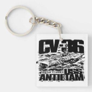 Aircraft carrier Antietam Keychain