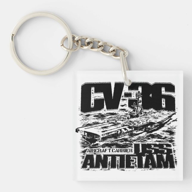 Aircraft carrier Antietam Keychain (Front)