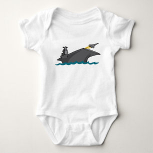 Aircraft Carrier Baby Bodysuit