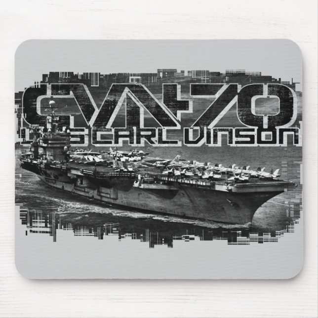 Aircraft carrier Carl Vinson Mousepad (Front)