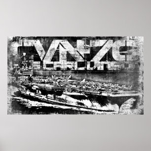 Aircraft carrier Carl Vinson Poster