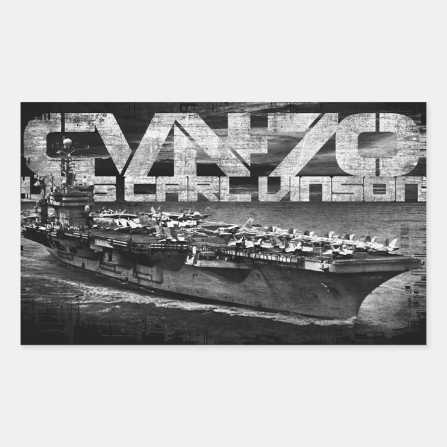 Aircraft carrier Carl Vinson Sticker (Front)