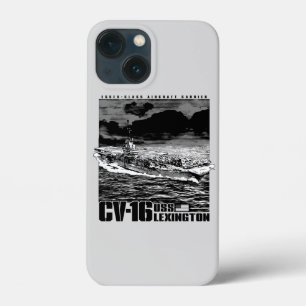 Aircraft carrier CV-16 iPhone 13 Mini Case