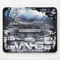 Aircraft carrier Dwight D. Eisenhower Mousepad