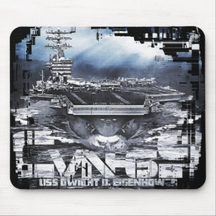 Aircraft carrier Dwight D. Eisenhower Mousepad