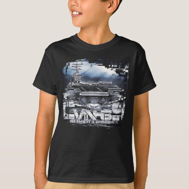 Aircraft carrier Dwight D. Eisenhower T-Shirt (Front)