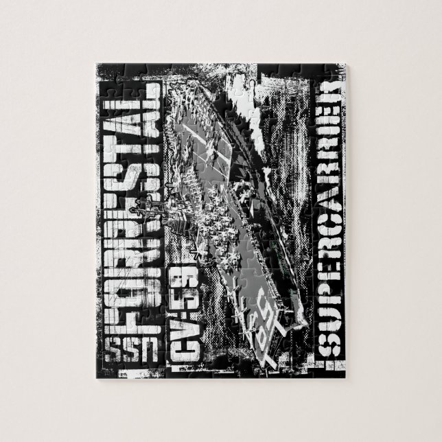 Aircraft carrier Forrestal Jigsaw Puzzle Puzzle (Vertical)