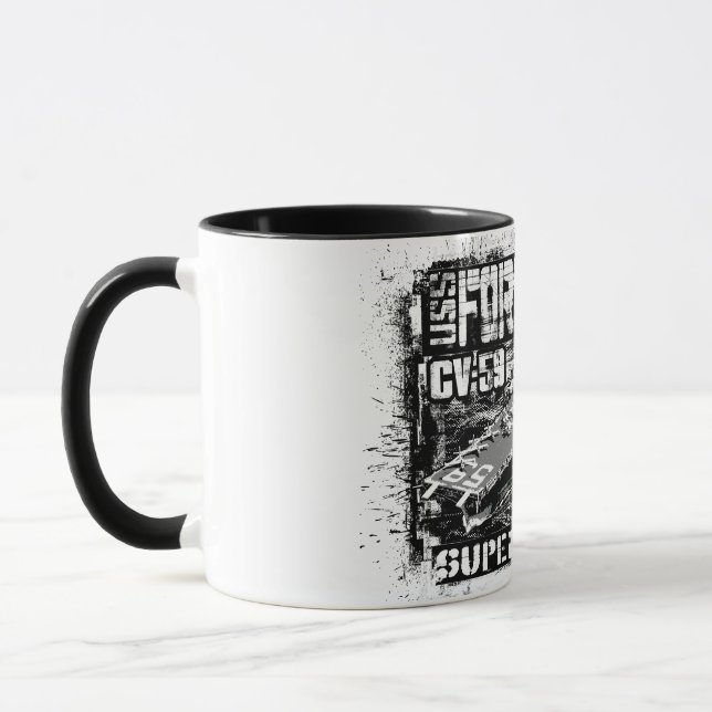 Aircraft carrier Forrestal Mug (Left)