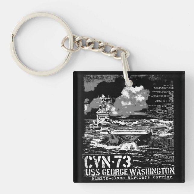 Aircraft carrier George Washington Keychain (Front)