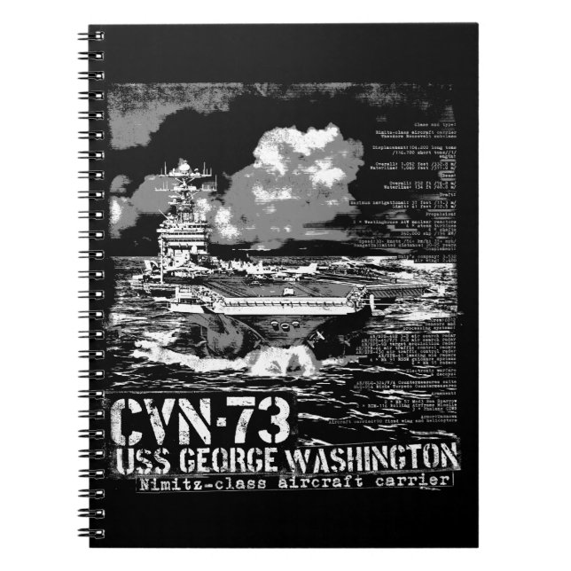 Aircraft carrier George Washington Notebook (Front)