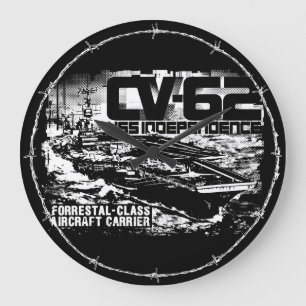 Aircraft carrier Independence Aif wallclock