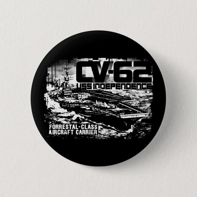 Aircraft carrier Independence Button (Front)