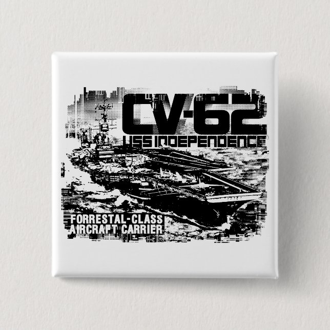 Aircraft carrier Independence Button (Front)