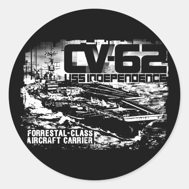 Aircraft carrier Independence Sticker (Front)