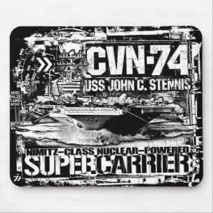 Aircraft carrier John C. Stennis Mousepad