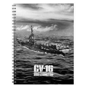 Aircraft carrier Lexington Fuji notebook