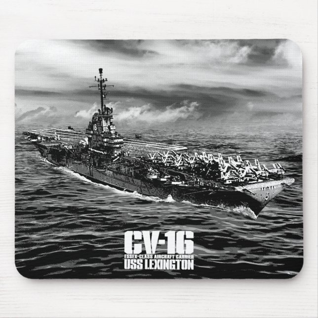 Aircraft carrier Lexington Mousepad (Front)