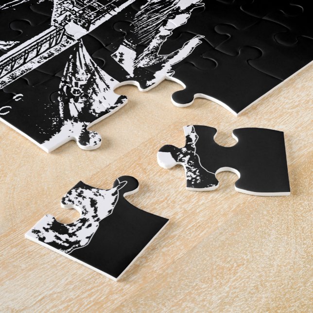 Aircraft carrier Theodore Roosevelt Fuji puzzle (Side)