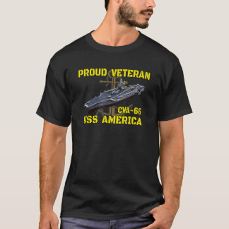 Aircraft Carrier USS America CVA 66 Veterans Fathe T-Shirt